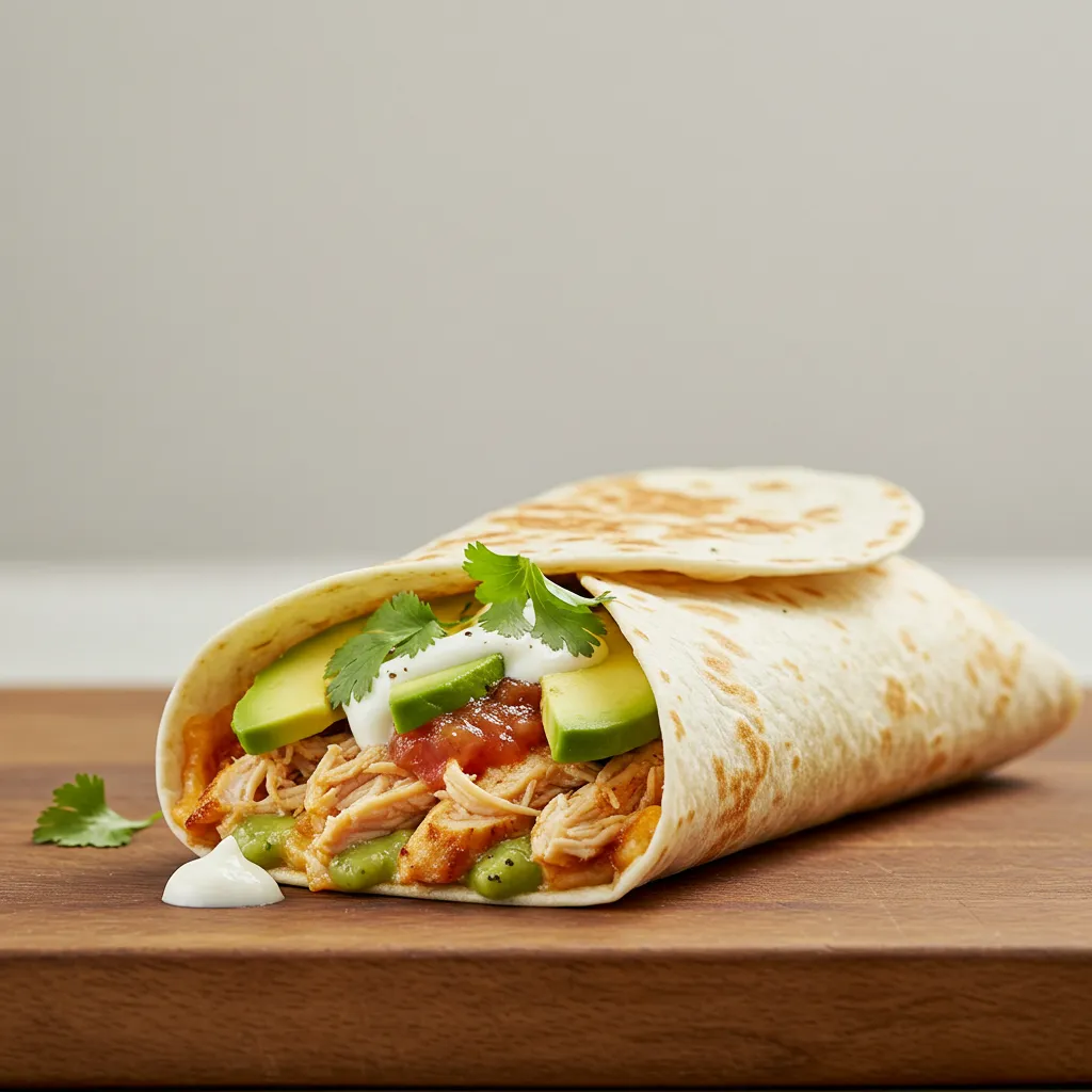 Chickeen Avocadoo Burritoos - tertiary view